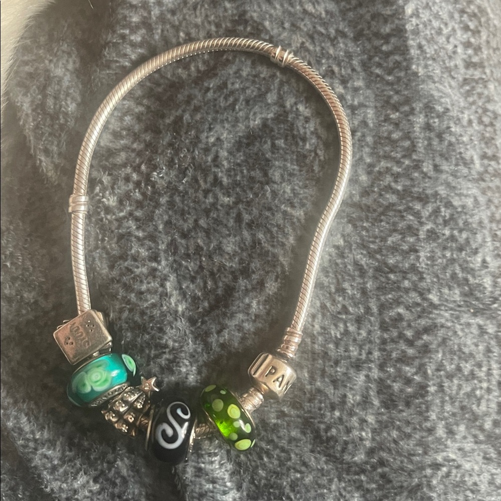Pandora Barrel Clasp Snake Chain Bracelet